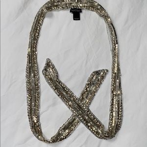 WHBM Beaded Wrap Belt